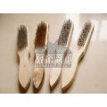 Wooden handle brush\steeel wire\series of wooden handle brush